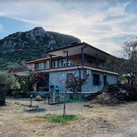 Cozy House With Sea View, Balcony And Terrace In Datca, Mugla Palamutbükü